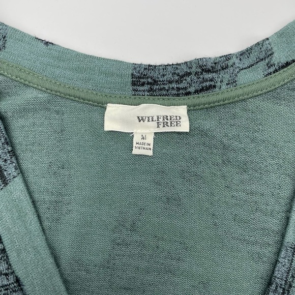 WILFRED FREE Aritzia Brosh T-Shirt Sz Medium Relaxed Fit Geometric - Picture 3 of 5